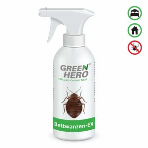 Green Hero Bettwanzen-Ex Spray zur Bettwanzenbekämpfung, 500 ml