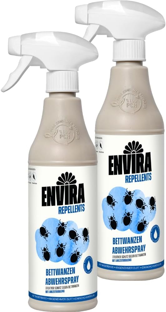 ENVIRA Bettwanzen Abwehrspray 2 x 500 ml